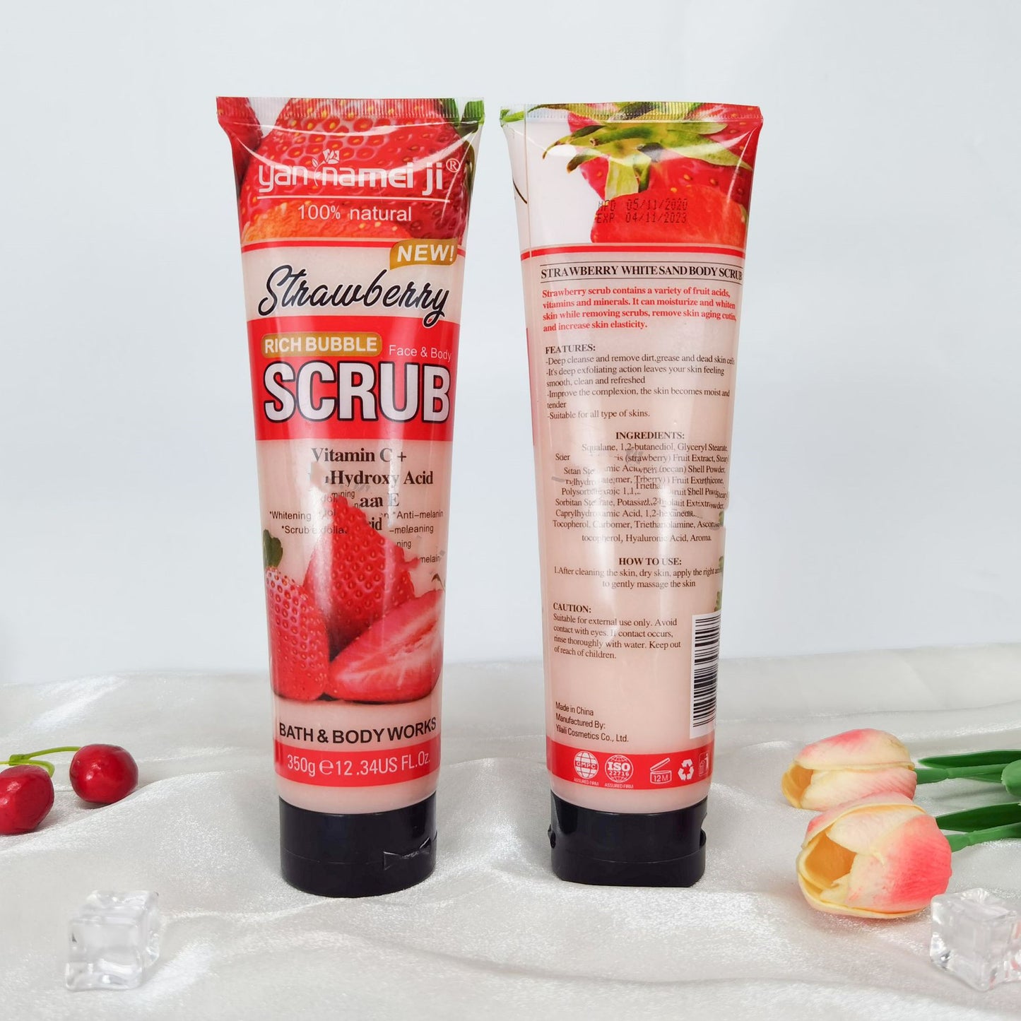 Shea Butter Facial Body Scrub Cream