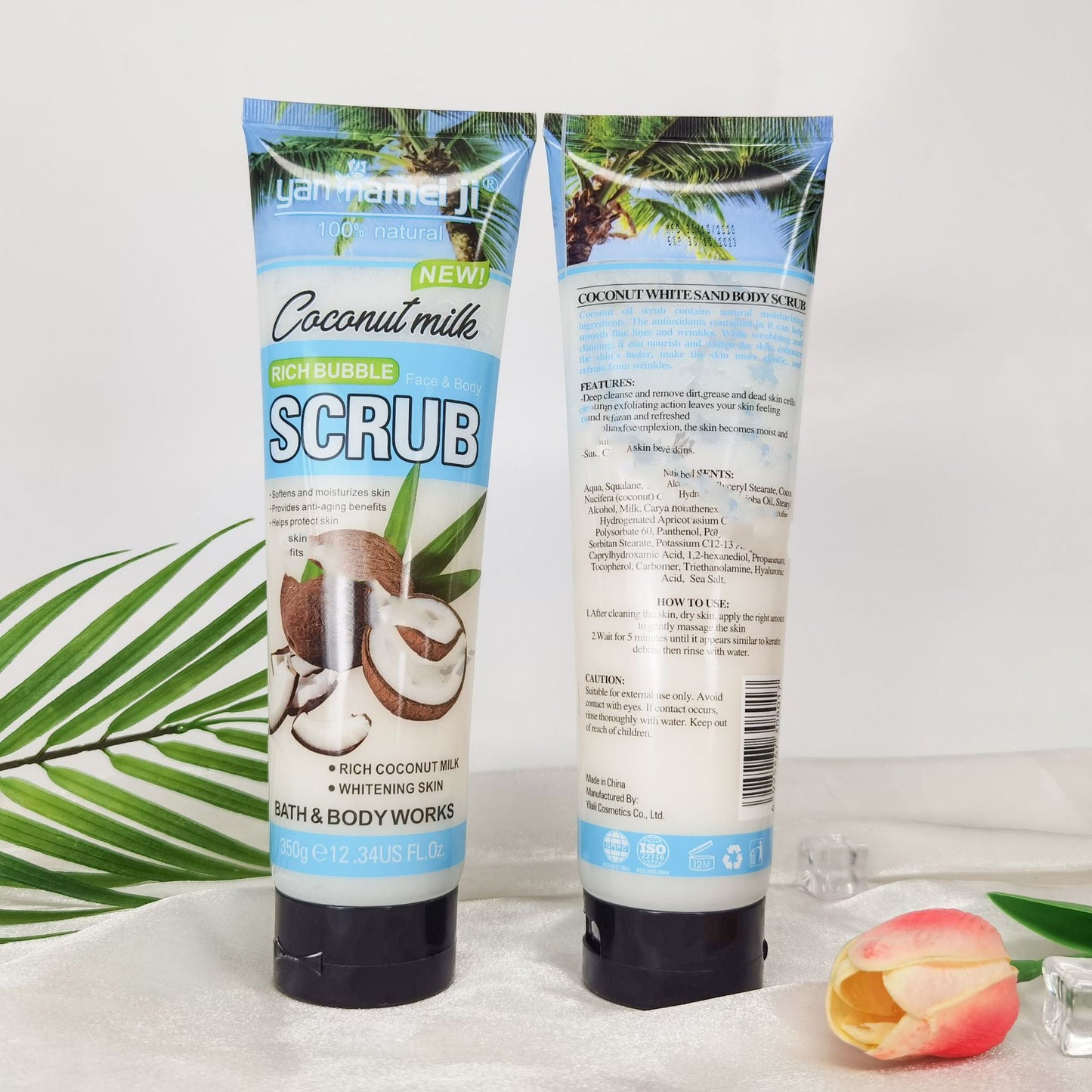 Shea Butter Facial Body Scrub Cream